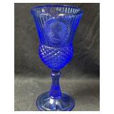 Vintage Avon Fostoria Martha Washington Cobalt