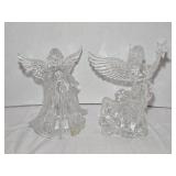 2 Clear Acrylic Angle Tree Toppers 8' & 9ï¿½' tall