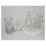 3 Acrylic Christmas Decor Poices(Broken Tree on