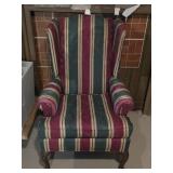 QueenAnne Upholstered Wingback Chair 25ï¿½'W 33'D