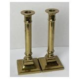 9ï¿½ Brass Candle Holders