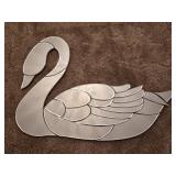 Mirrored Swan Wall Decor 24'x 15ï¿½'
