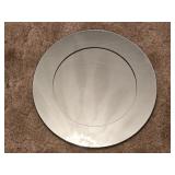 Round Mirrored Wall Decor Panel 18'