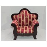 Miniature Victorian Style Doll Chair 14'w 7'D