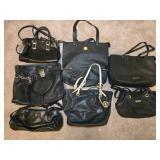 7 Black Leather Pocket Books- Mickeal Kors,