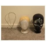 Mannequin Heads & Wire Frame Wig Stand