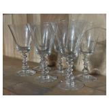 6 Imperial Crocheted? Water Goblets