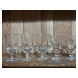 5 Duncan & Miller Water Goblets