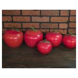 5 Meyal Apple Canisters