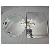 7 Mirrored Pannels- 13' Round & 12'x 12' Square
