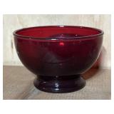 Ruby Red Sherbet Bowl