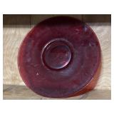 13 1/2ï¿½ Ruby Red Serving Platter