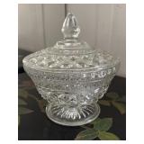 Anchor Hocking Pedestal Candy Dish 7 1/2ï¿½
