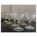 8 Miss America Goblets 5ï¿½