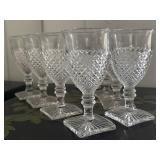 8 Miss America Goblets 6ï¿½