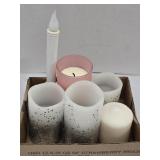 Battery & Wax Candles
