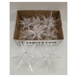 Clear Acrylic Star Ornaments