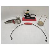 Nutcracker,  Grater, Candleholder & Handle