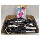 Curling Irons, Hair Dryer, Brush & Pedi Perfect