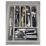 Silverware Drawer Organizer & Silverware