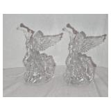 2 Acrylic  Angel Tree Toppers 9ï¿½' tall