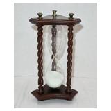 Bombay Hourglass In Wooden Frame 13'tall