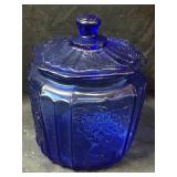 Vintage Anchor Hocking Mayfair Cobalt Blue