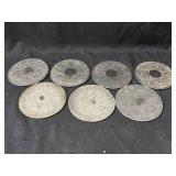 7 Silver Plated Coasters
