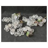 5 Sets of Acrylic Grapes