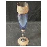 Silver Crystal Champagne Flute 9 1/2ï¿½