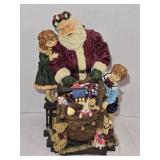 Resin Santa Figure w/ Bag of Toys 14ï¿½'tall