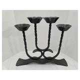 Heavy Cast Iron 4-Arm Candelabra 18'W q5ï¿½'H