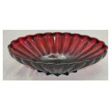 Vintage Anchor Hocking Royal Ruby Oval Ribbed