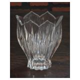 Vintage Gorham Crystal Lotus Vase 6' tall