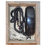 Black Corded Landline Telephone