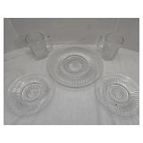 Vintage Gibson Royal Crest Clear Glass- 2 -10'