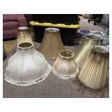 6 Assorted Lamp Shades