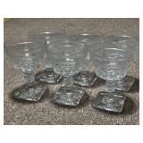 6 Indiana Glass Cape Cod Glasses 5ï¿½