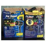 2 Star Shower Laser Lights