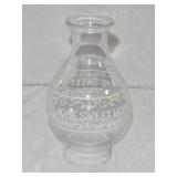 Vintage Home Sweet Home Lamp Globe 9' tall
