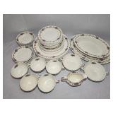 40 Pc. Copeland Spode 'Hazel Dell' Dinnerware Set