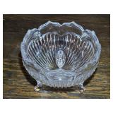 Studio Silversmiths Crystal Lotus 3 Footed Bowl