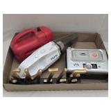 Flashlight, Vacuum,  Polaroid Printer Dock &