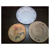 Vintage Stoneware & China Plates & Bowl