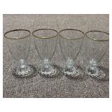 8) 5 1/2ï¿½ Candlewick Water Goblets