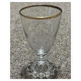 8) Candlewick Goblets 4 1/2ï¿½