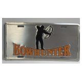 (E) Metal Bow Hunter Vanity Plate