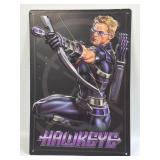 (E) Metal Sign Hawkeye (Avengers) 9ï¿½ X 13ï¿½