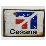 (E) Metal Sign Cessna 11.75ï¿½ X 8ï¿½