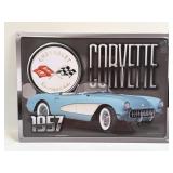 (E) Metal Sign 1956 Corvette 12ï¿½ X 17ï¿½